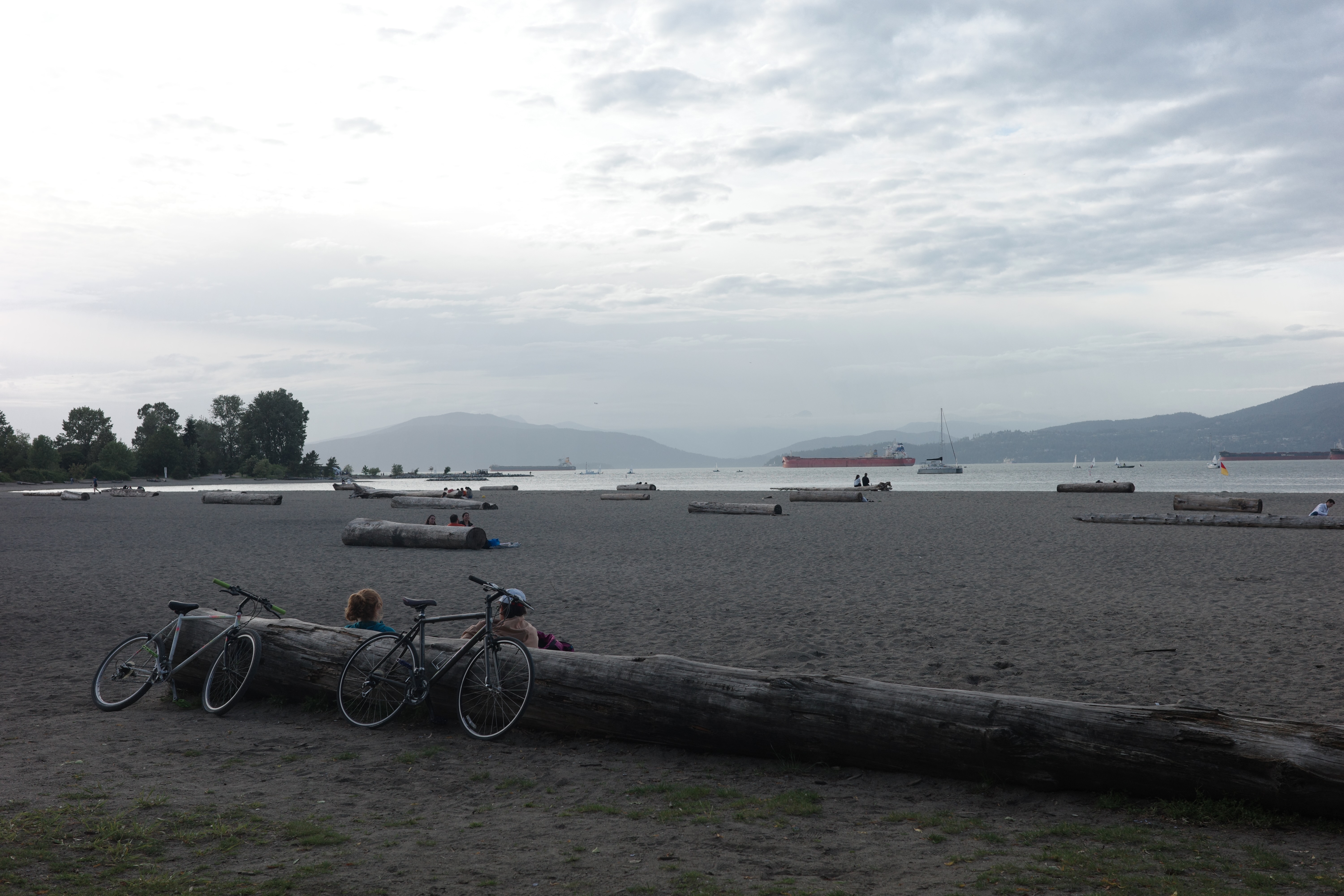 Beach and bikes