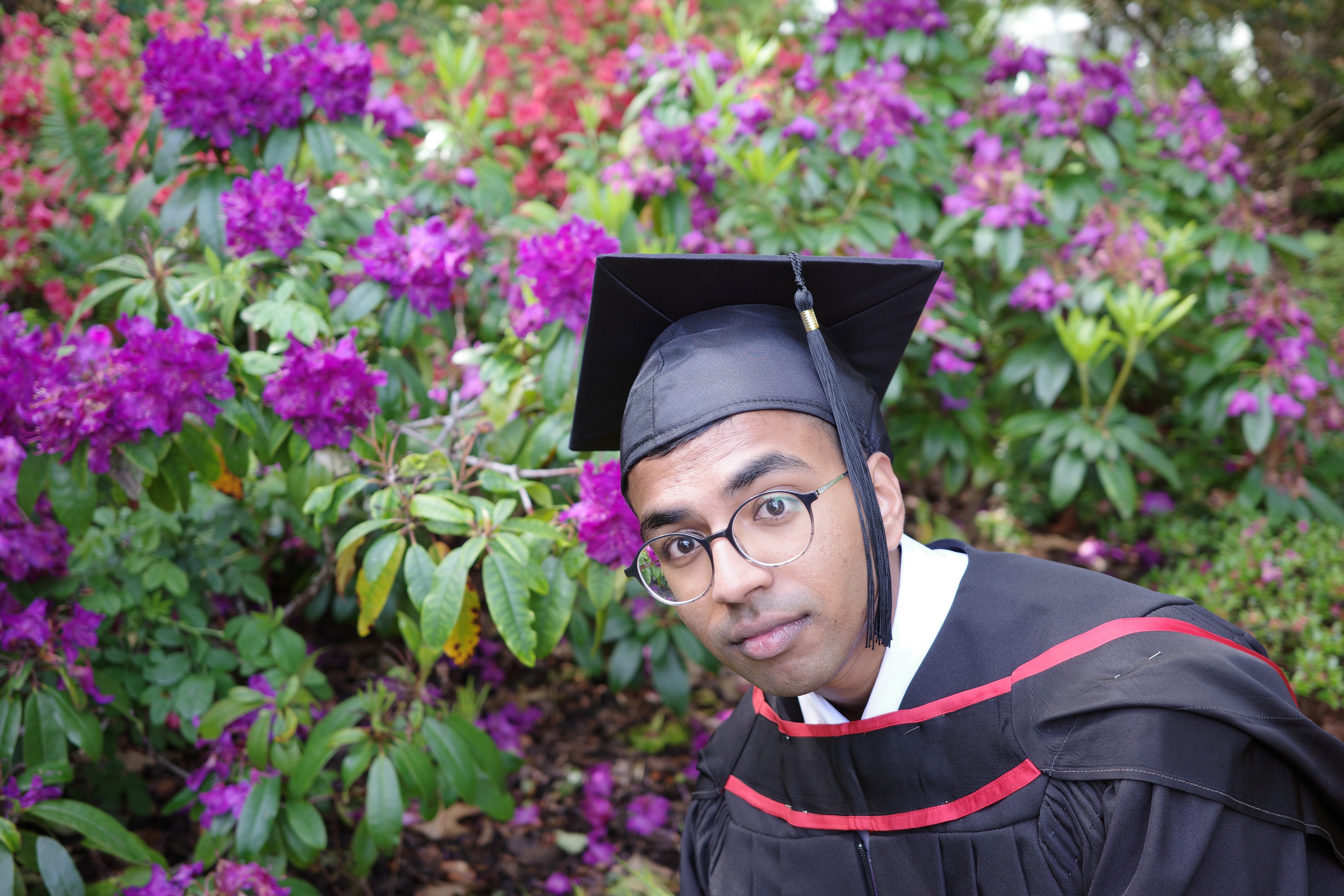 Me with some flowers.